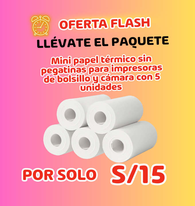 Mini papel térmico para impresión