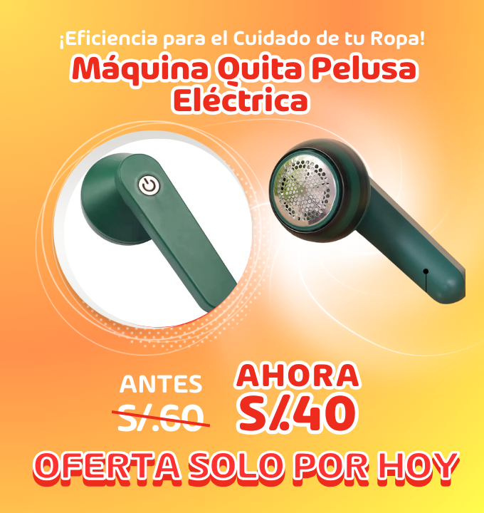 Maquina quita pelusa Electrica